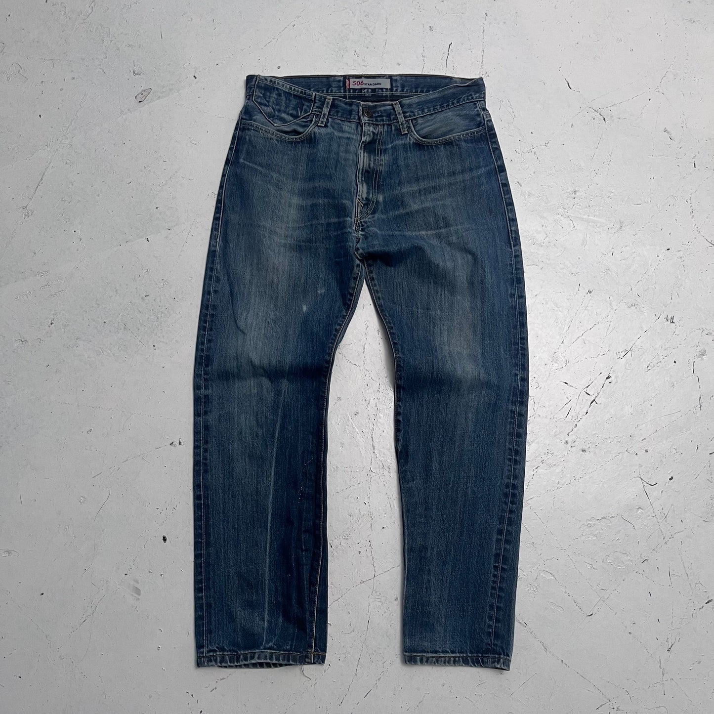 vintage 506 levis faded jeans