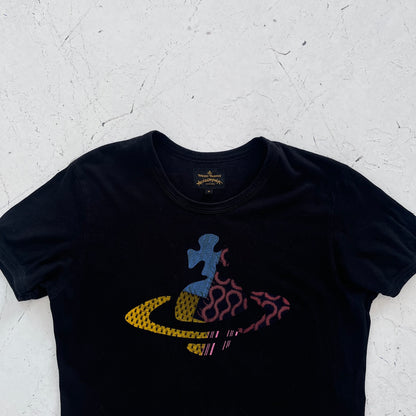2000s vivienne westwood anglomania black orb tee