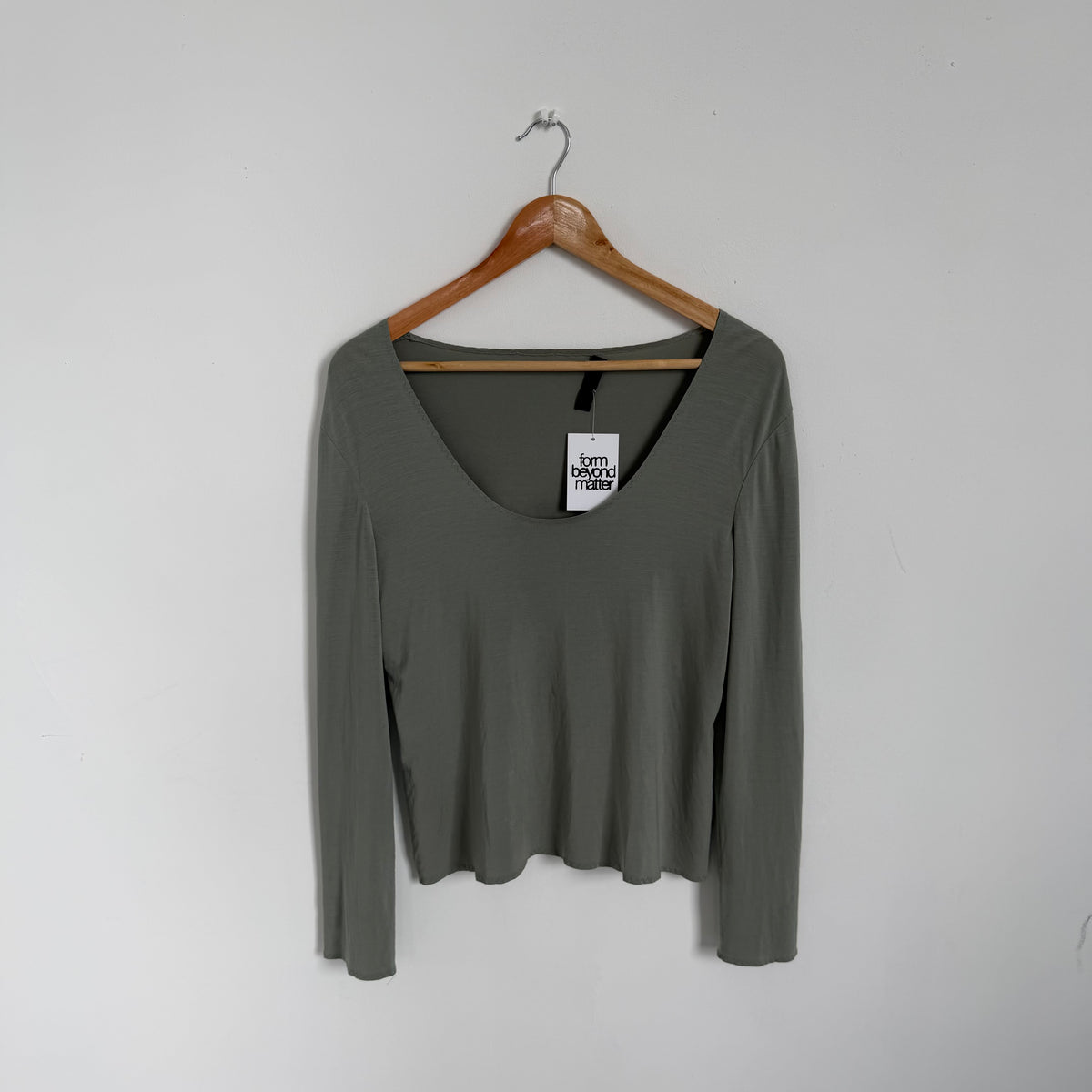 ss1998 prada mainline silk scoop neck top