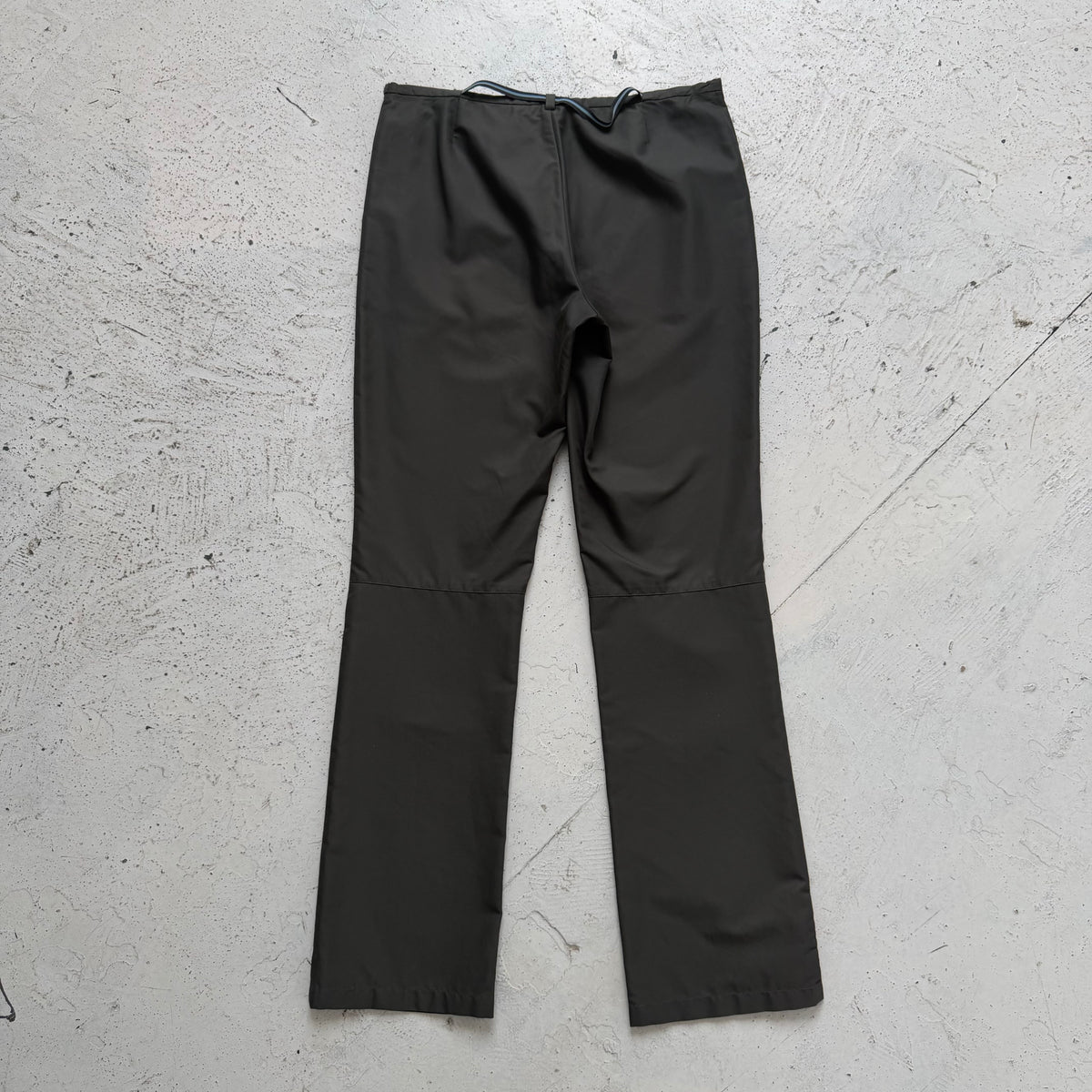 ss2000 prada sport adjustable red tab trousers