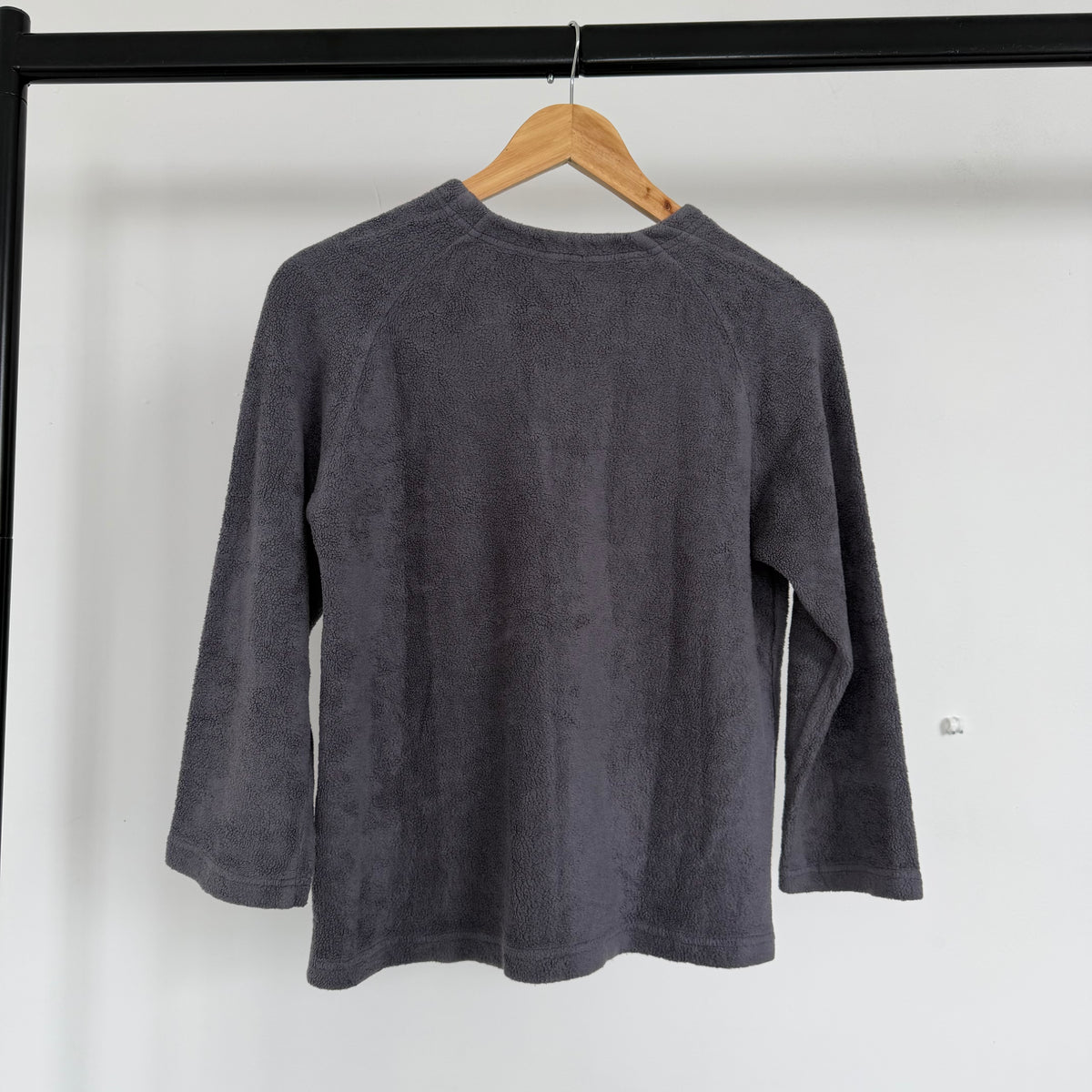 1990s armani jeans asymmetrical zip fleece