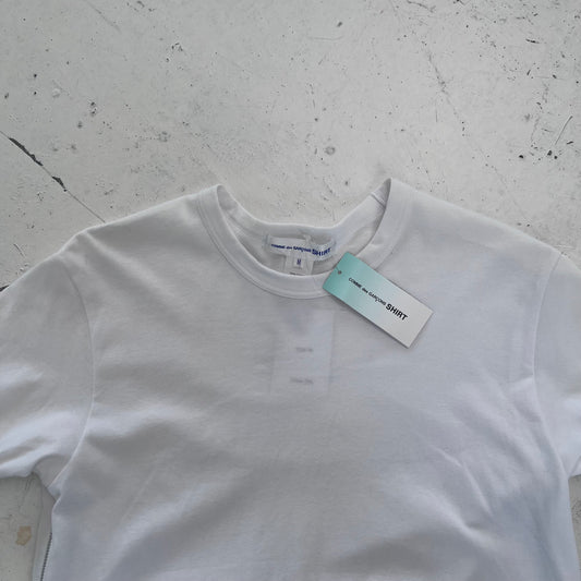 comme des garçons shirt zip tee