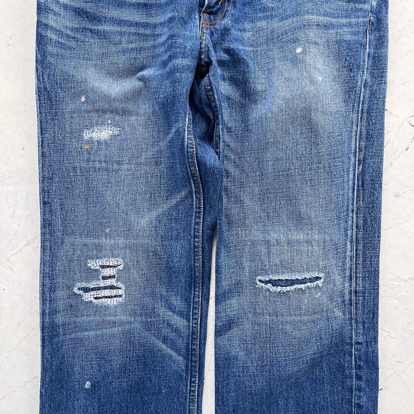 vintage 502 levis w/sashiko repair