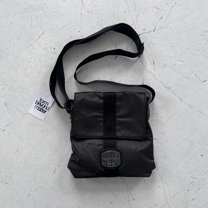 2000s armani jeans nylon crossbody bag