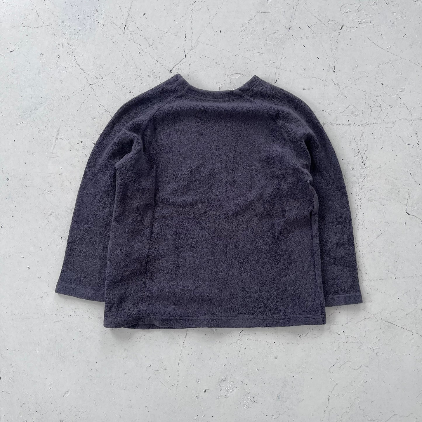 1990s armani jeans neck zip fleece