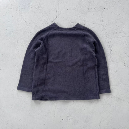 1990s armani jeans neck zip fleece