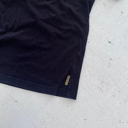 2000s armani jeans navy graphic tee
