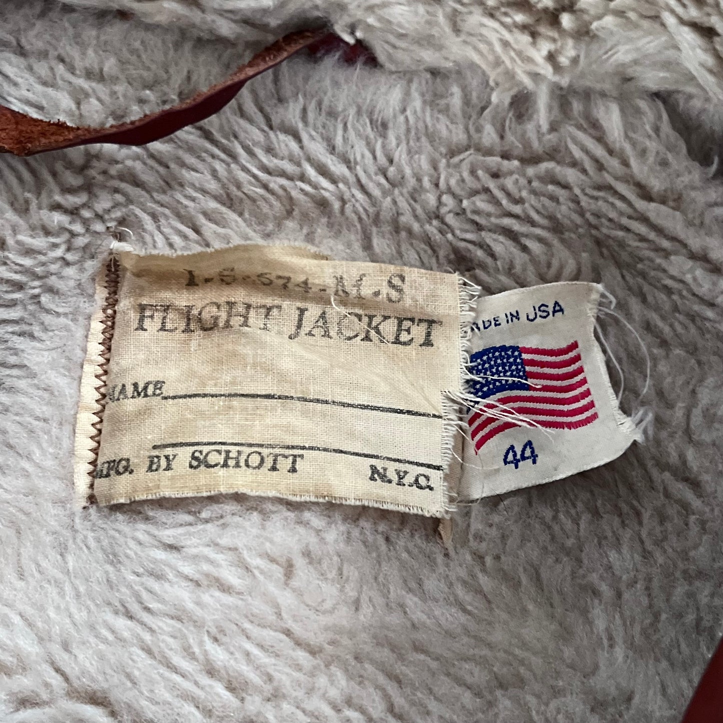 1960s schott hells angels leather flight jacket