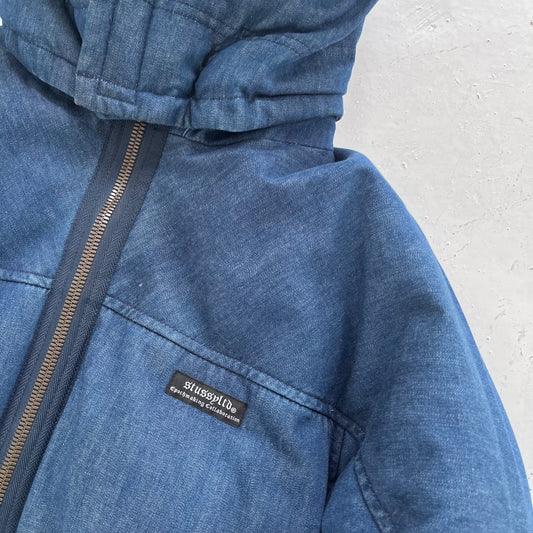 2003 stüssy gore-dryloft denim puffer