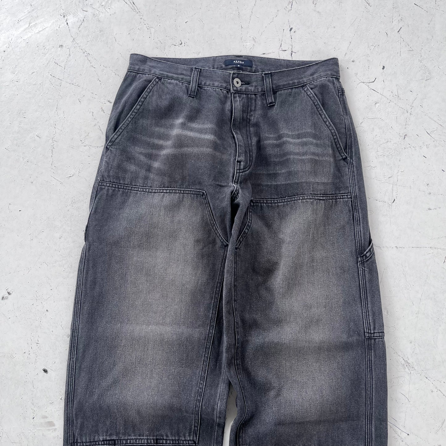 2000s beams heart loose fit double knee carpenters