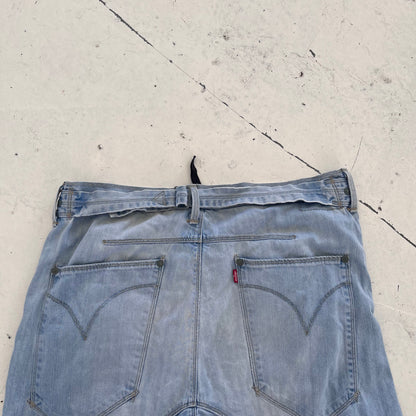 vintage levis engineered buckleback shorts