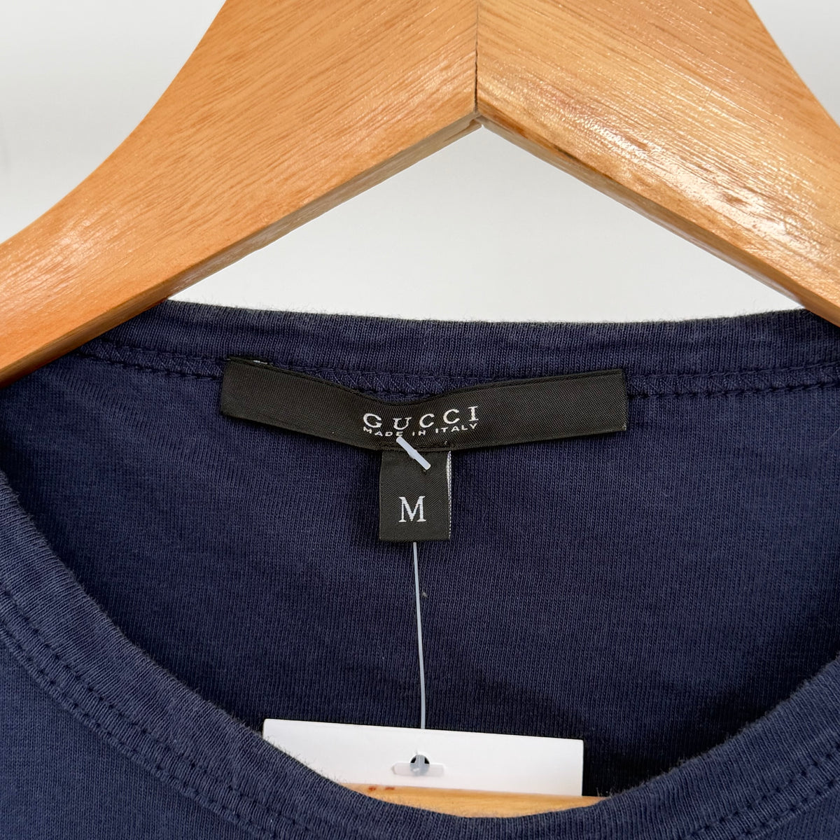 2000s gucci by tom ford cotton/nylon panelled tee