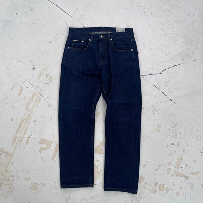 vintage selvedge buckle back denim