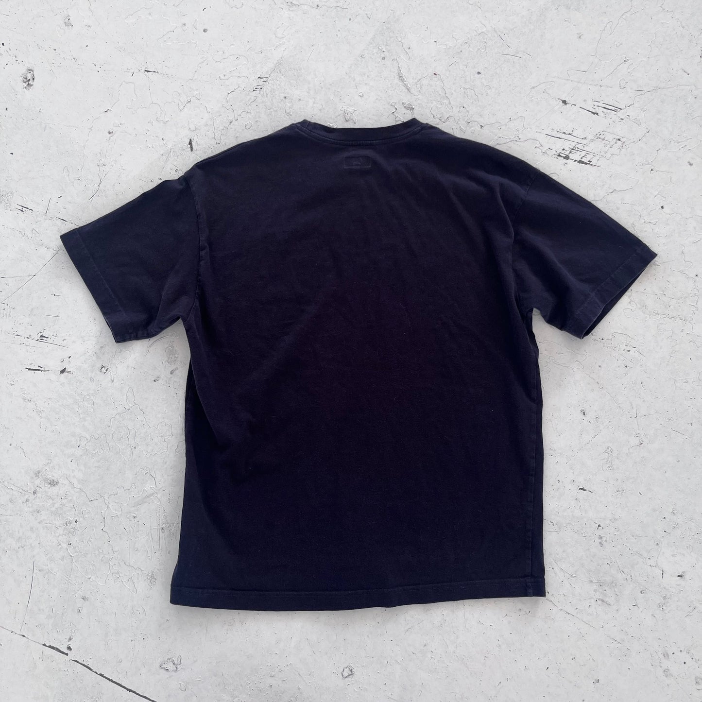 2000s armani jeans navy graphic tee