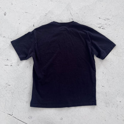 2000s armani jeans navy graphic tee