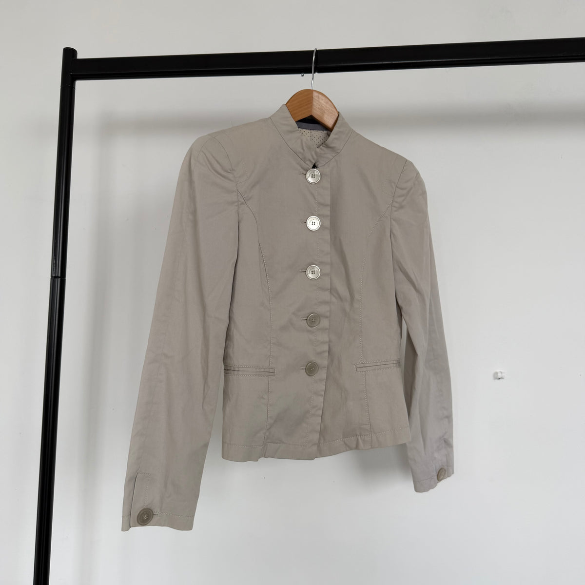 ss2008 emporio armani polka dot lined blazer