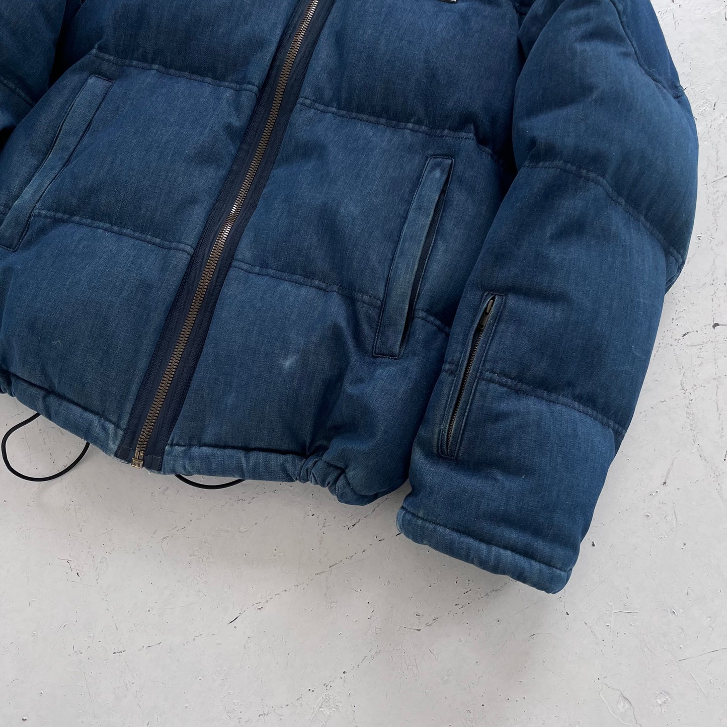 2003 stüssy gore-dryloft denim puffer