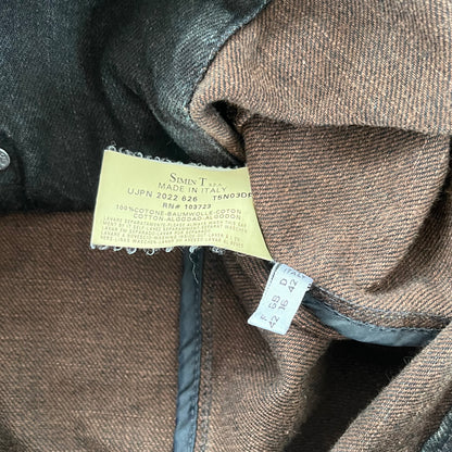 2000s armani jeans napoleon denim jacket