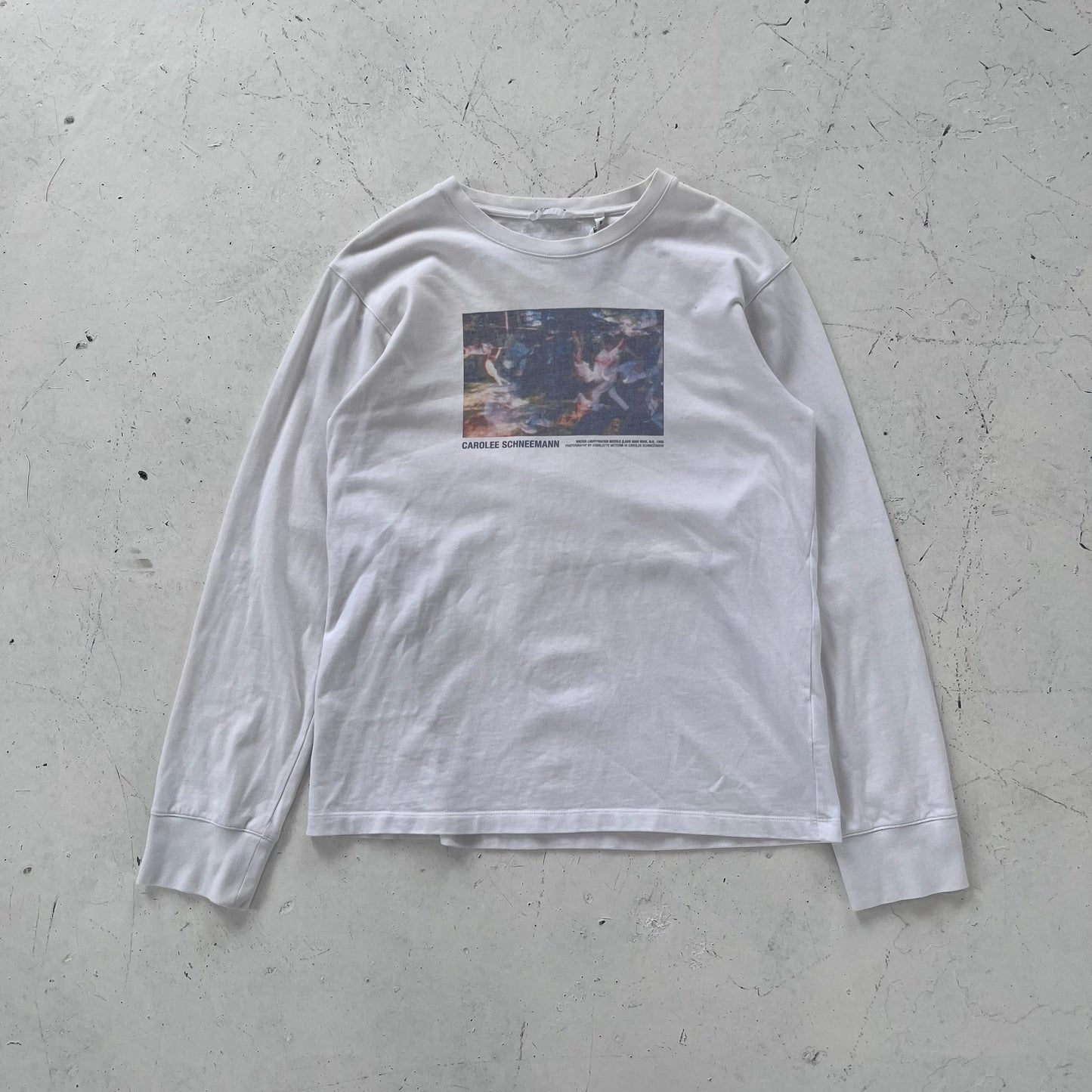 2000s helmut lang artist series graphic longsleeve