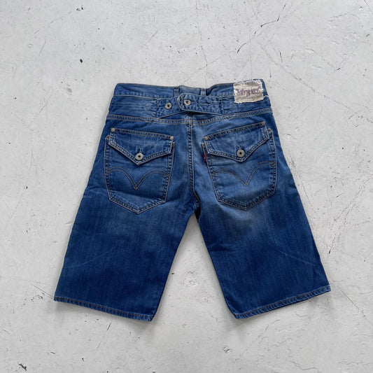 vintage 503 levis buckle back jean shorts