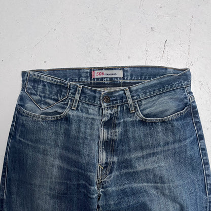 vintage 506 levis faded jeans