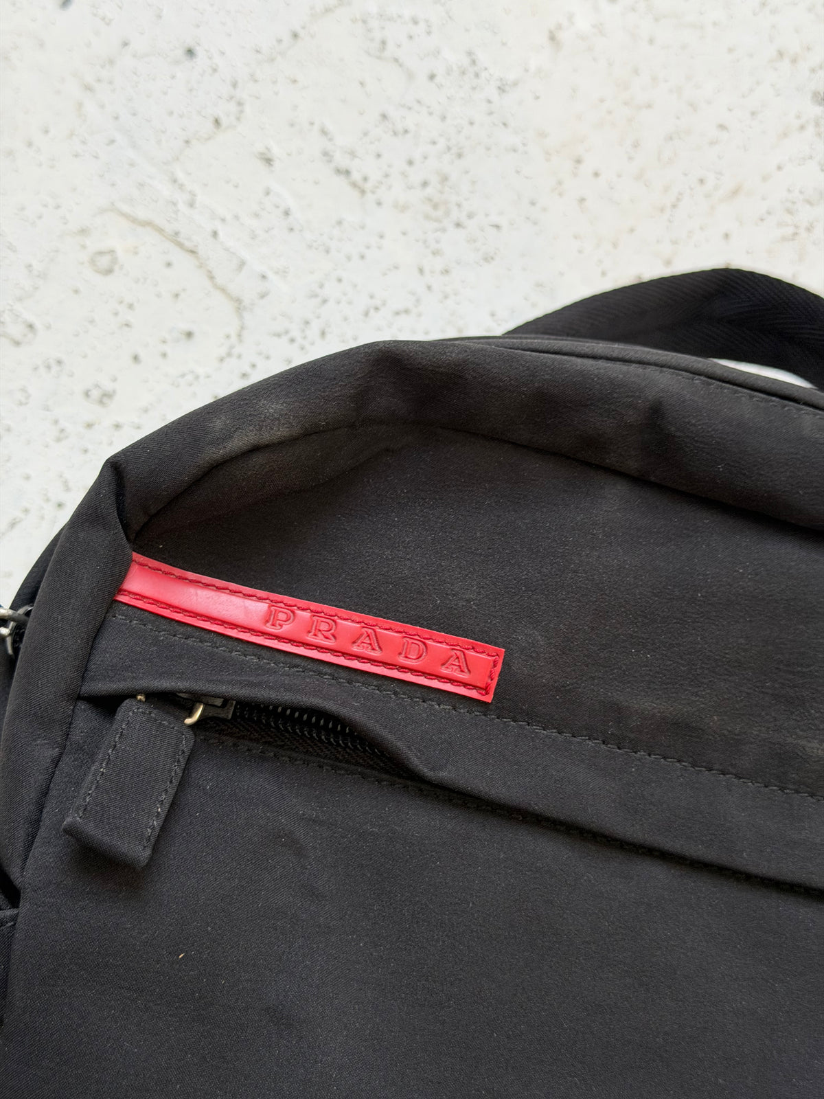 fw1999 prada sport neoprene sling backpack