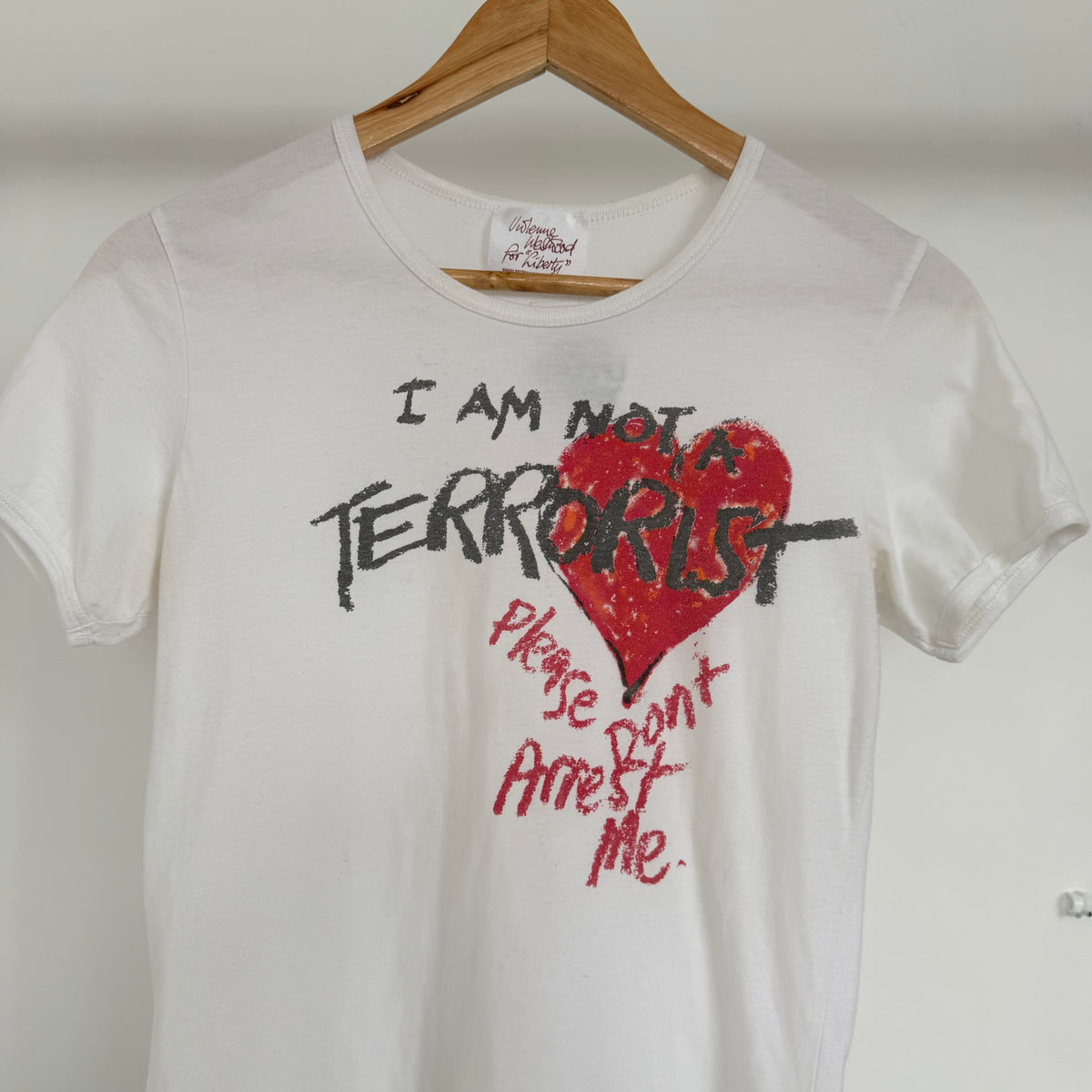 2005 vivienne westwood “terrorist” tee