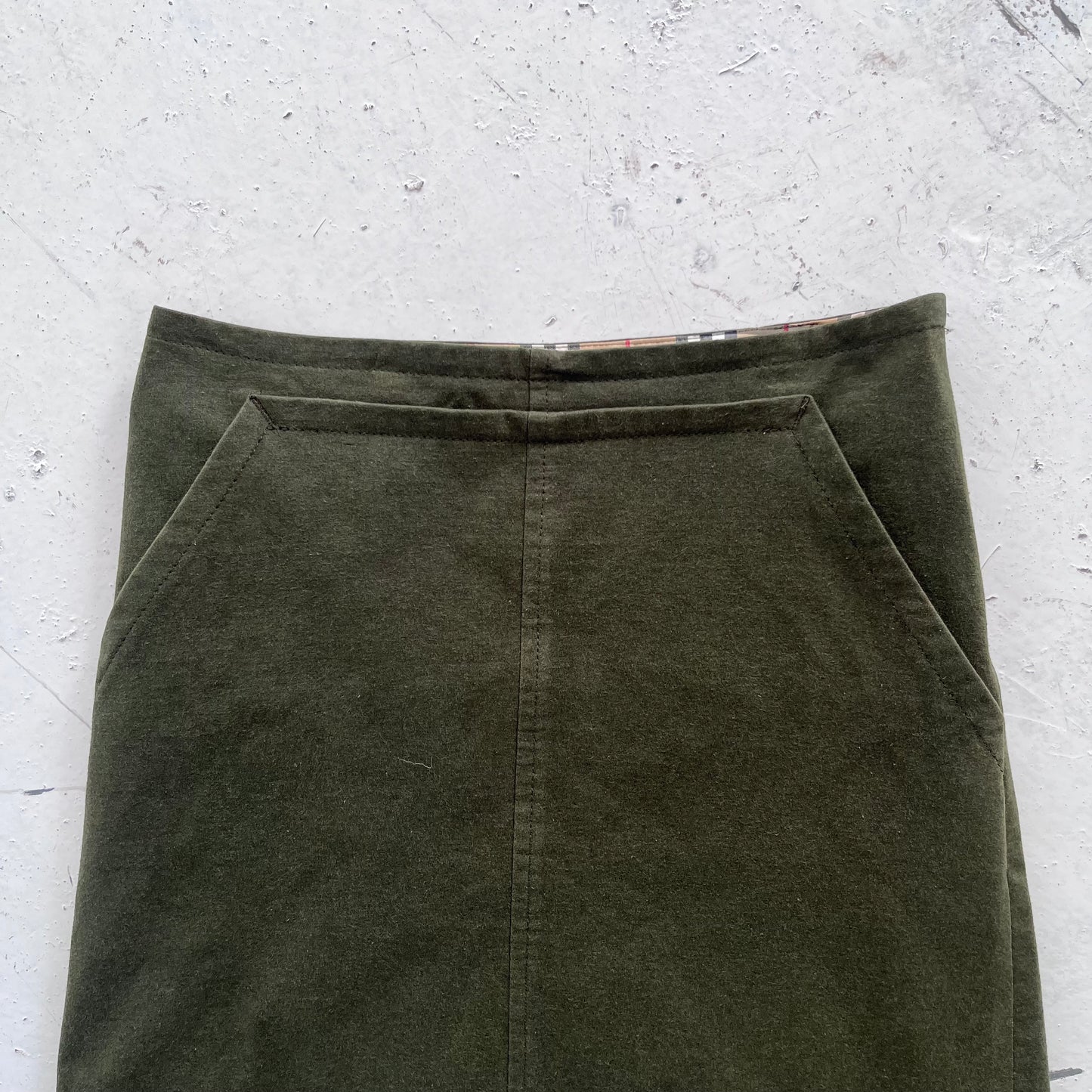 1990s burberry skirt