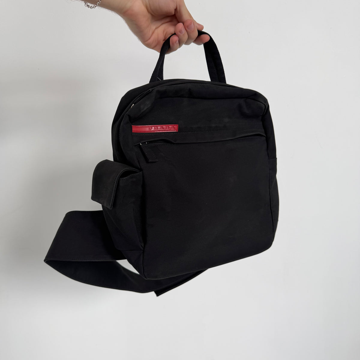 fw1999 prada sport neoprene sling backpack