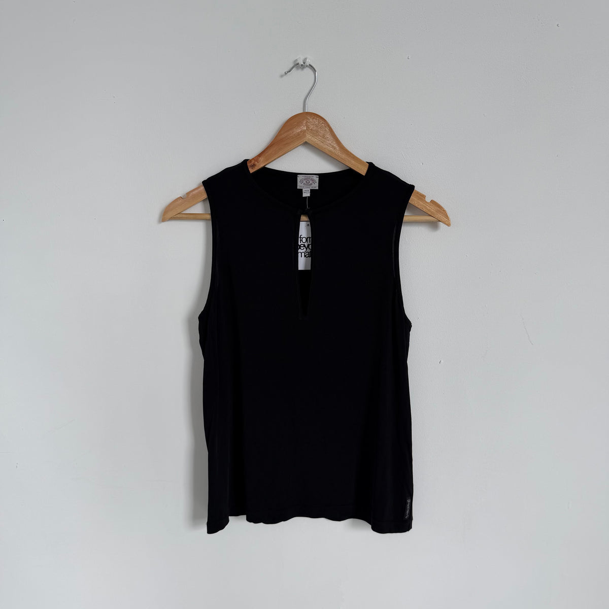 1990s armani jeans slit vest top
