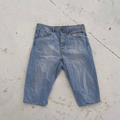 vintage levis engineered buckleback shorts