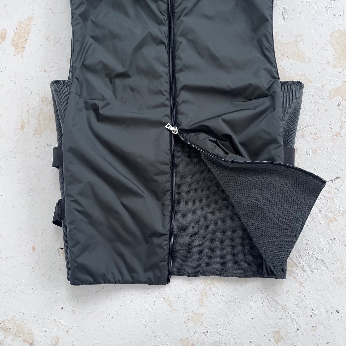 ss2000 prada sport bondage black gilet