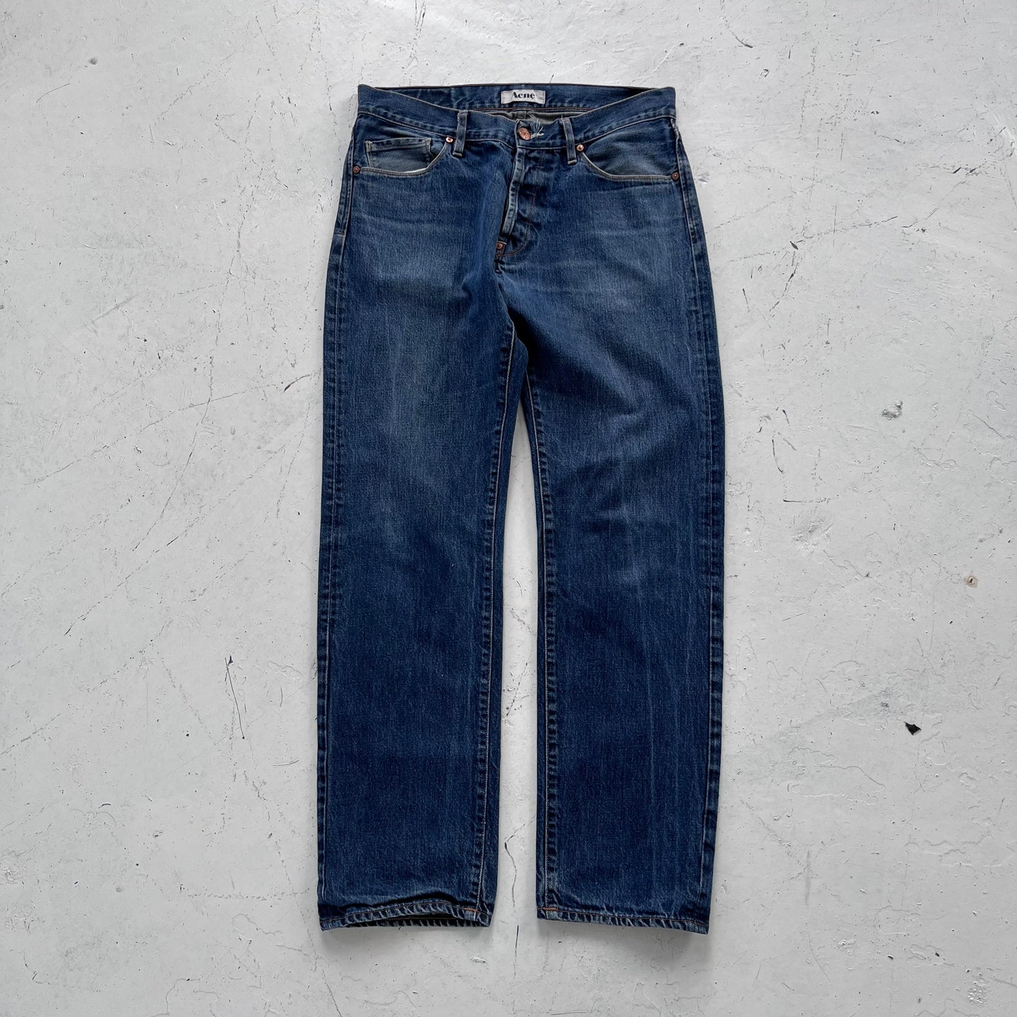 2000s acne studios denim jeans