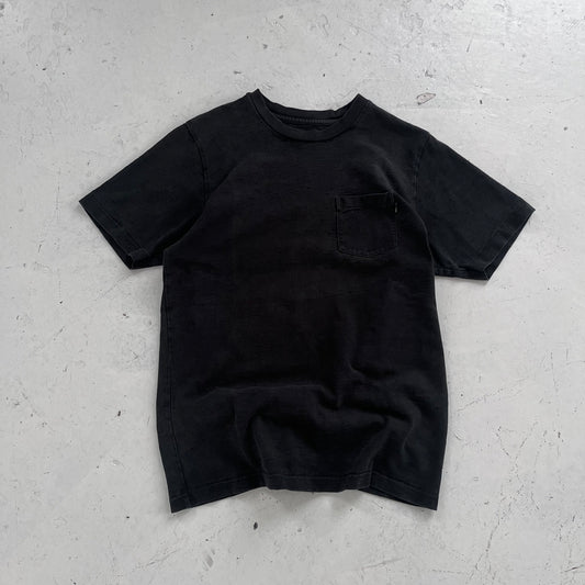 vintage supreme black pocket tee